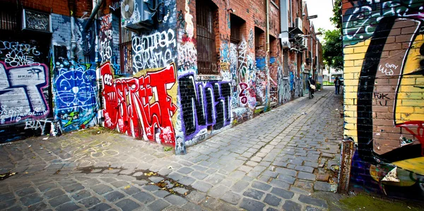 MELBOURNE - OCT 25: Street art by unidentified artist. Melbourne