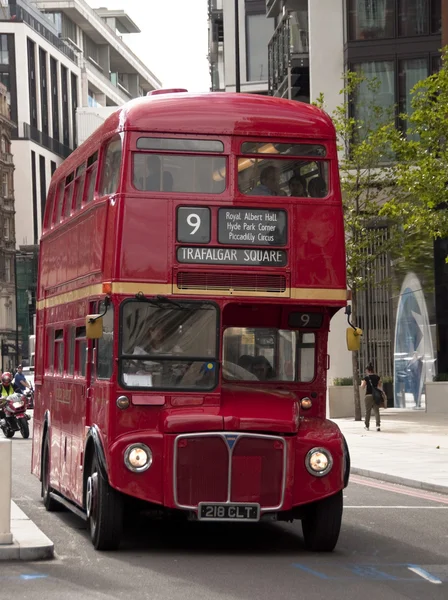 Old double decker London bus