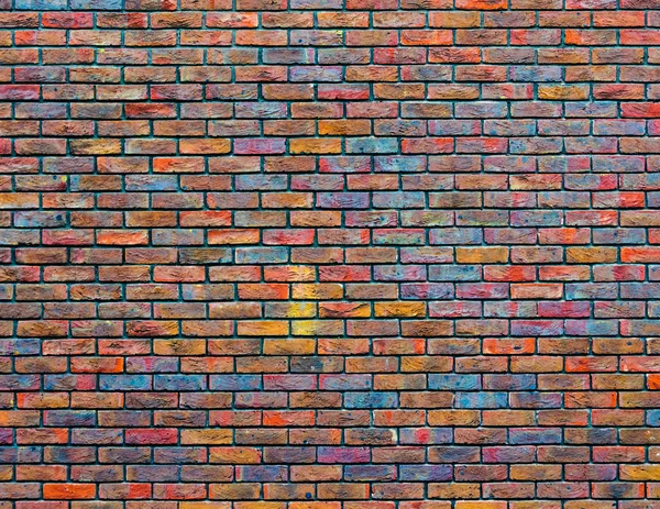 Colorful brick wall texture