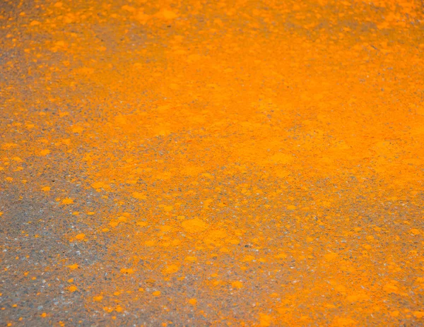 Orange powder on the floor