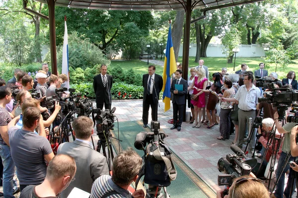 Odessa, Ukraine - June 4, 2011: Minister of Foreign Affairs of t