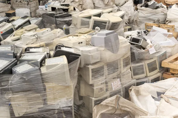 Old computer monitors for recycling