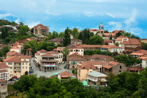 The beautiful view of Signaghi, the city of love in Georgia (country)