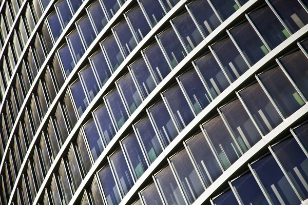 Blue glass high rise building skyscrapers