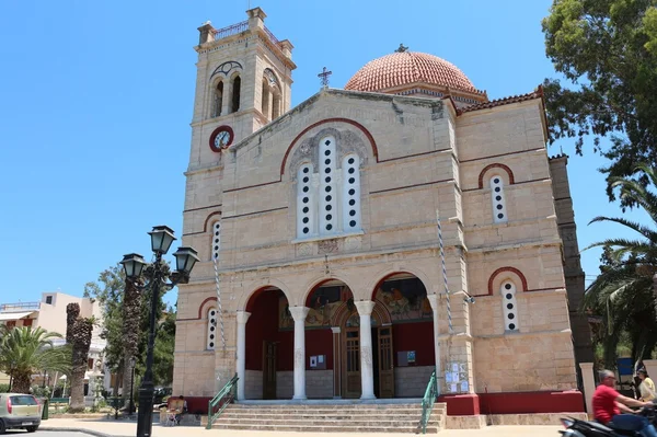 The seat of the archibishop of Aegina, Hydra and Spetzes. Constructed in 1806. It is dedicated to the Dormition of the Mother of God  and it is also called Panagitsa.