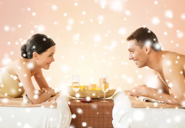 Couple in spa