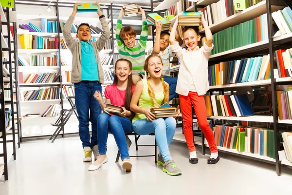 Children in library