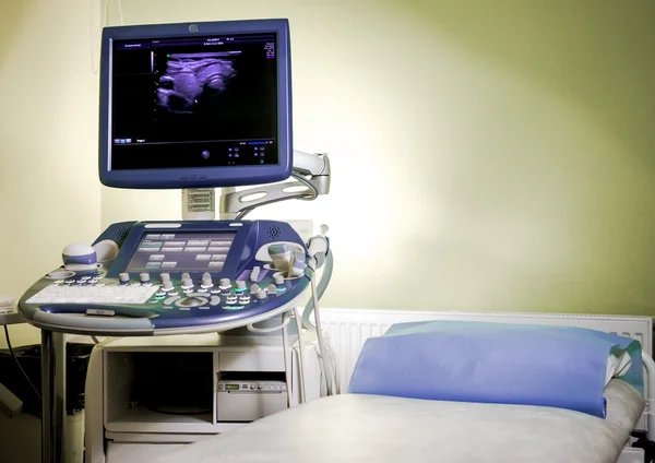 Medical ultrasonography machine at hospital