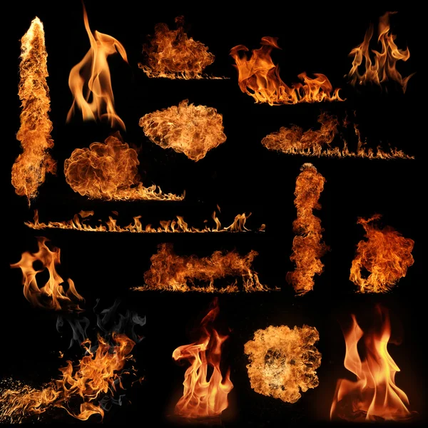 Fire flame collection