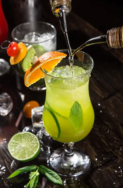 Fresh cocktail in bar