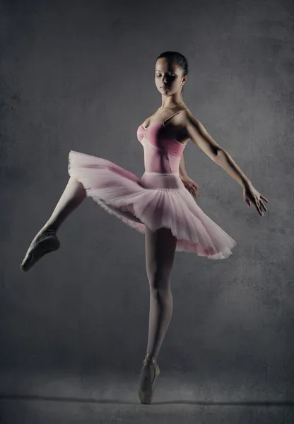 Beautiful female ballet dancer