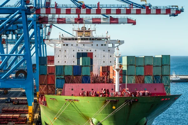 Loading Container Ship