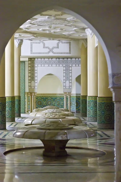 Ablution hall of the Mosque of Hassan II in
