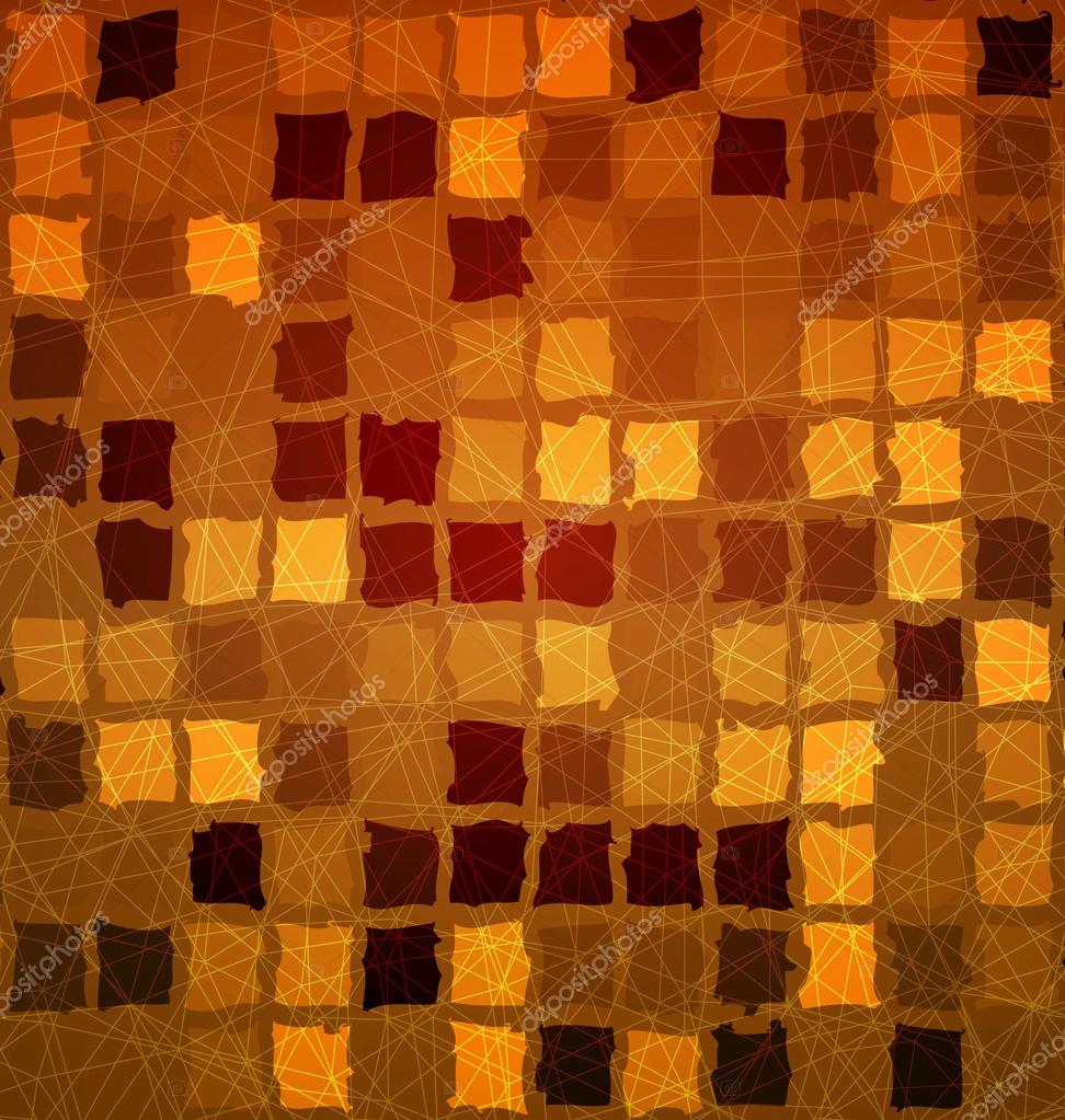 Tegel kakel orange med grunge — stock vektor © zebra finch #46296597
