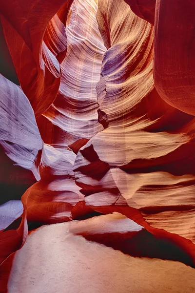 Vertical view in the Antelope Canyon