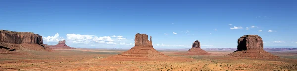 Panoramic view of famous Monument Valley