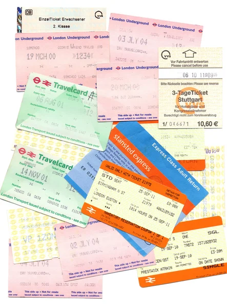 Public transport tickets