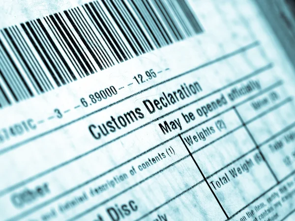 Customs declaration