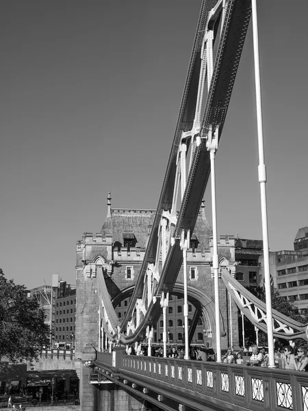 Black and white Tower Bridge London