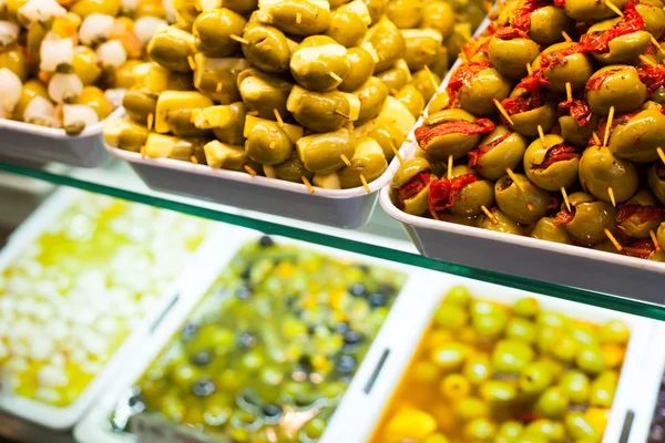 Typical spanish food market.