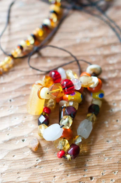 Ancient amber necklace