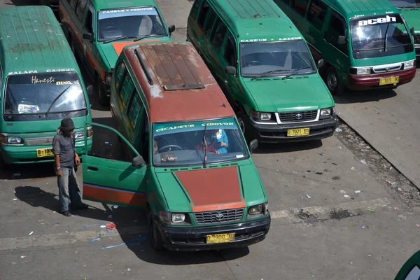 Angkot-public transportation in bandung