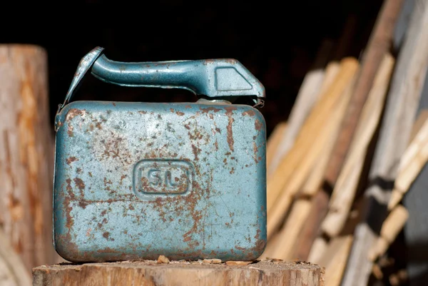 Old fuel cans