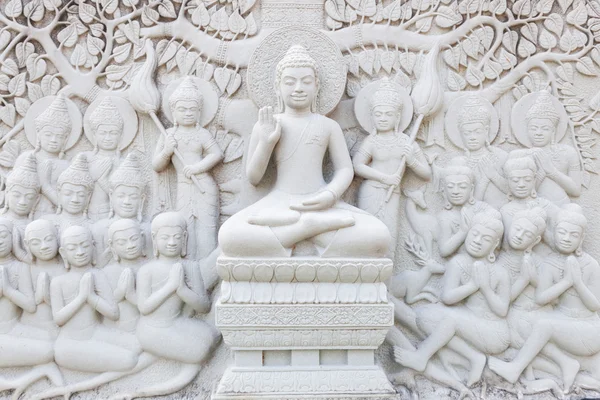 Ancient brick carving art of Buddha
