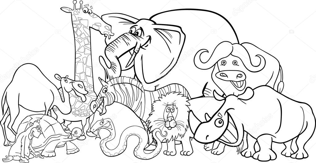 safari people coloring pages - photo #4