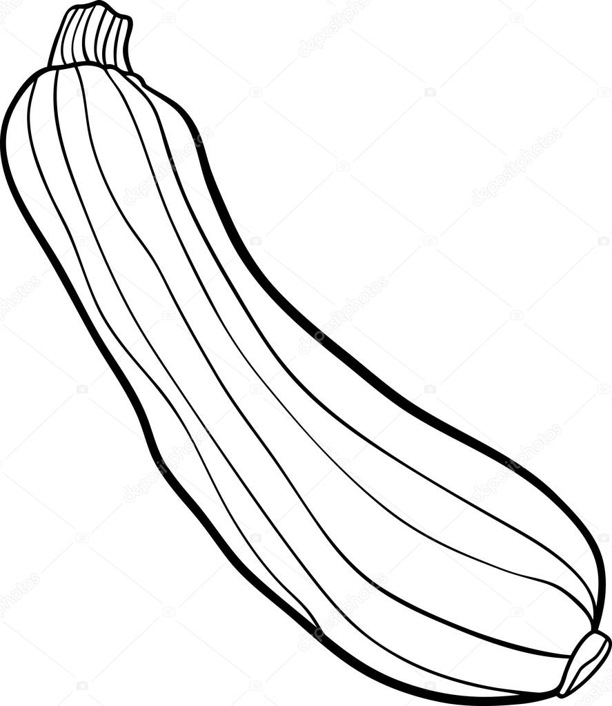 zucchini coloring pages - photo #16