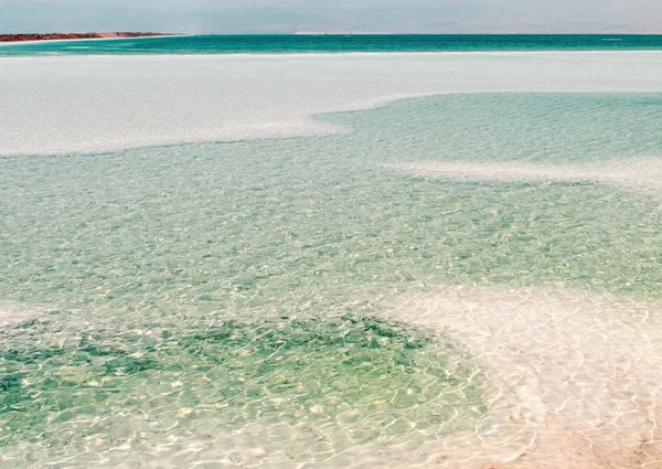 Salty water of the Dead Sea