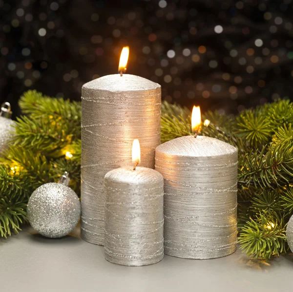 Three Silver Candles