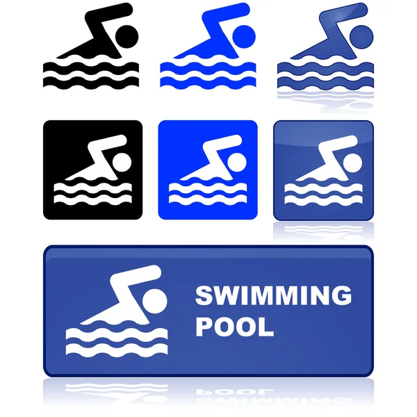 Swimming pool sign