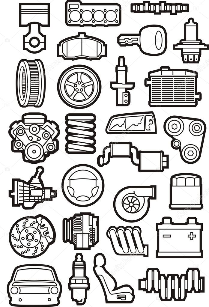 free car parts clipart - photo #13