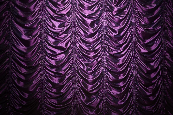 Purple silk curtain