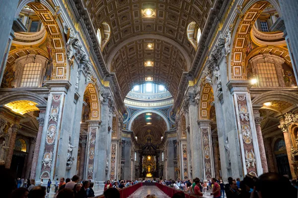 Interior of St. Peters Basilica, Rome