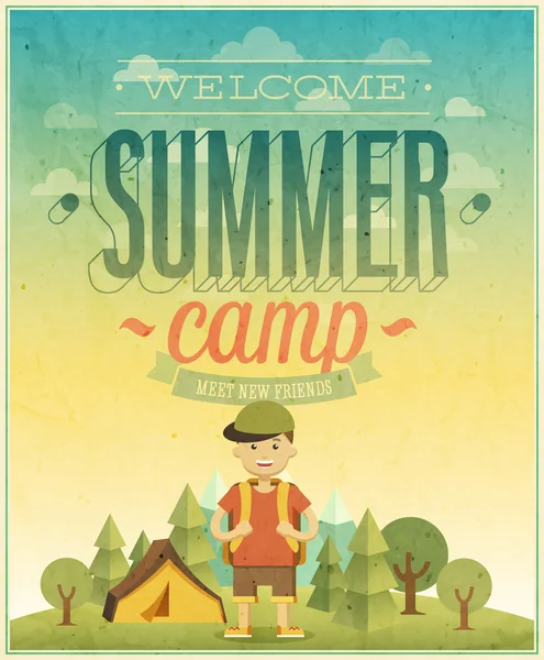 Summer camp poster.