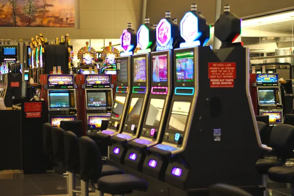 Slots in the airport McCarran in Las Vegas, Nevada