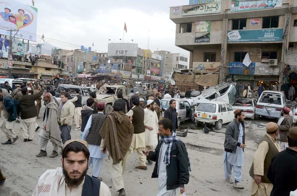 Eleven killed in bomb blast at Bacha Khan Chowk in Quetta