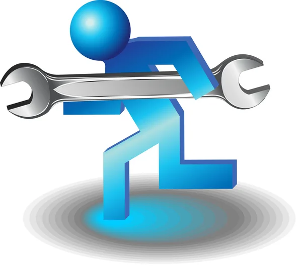 Technical support button — Stock Vector © art1art 31544965