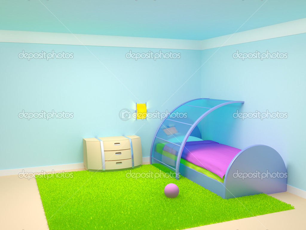 Futuristiska barn sovrum — stockfotografi © ilterriorm #21127507
