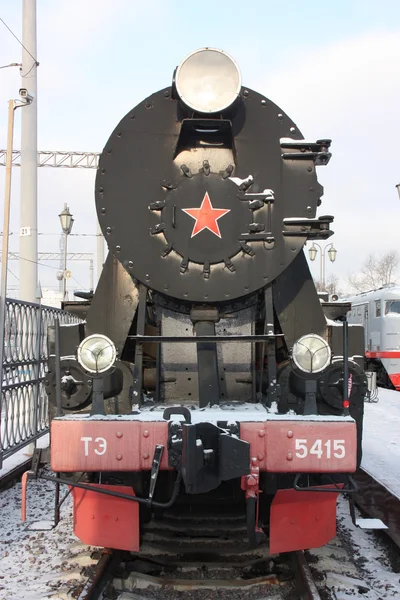 Old locomotive. Model 5415. It is made in 1943.