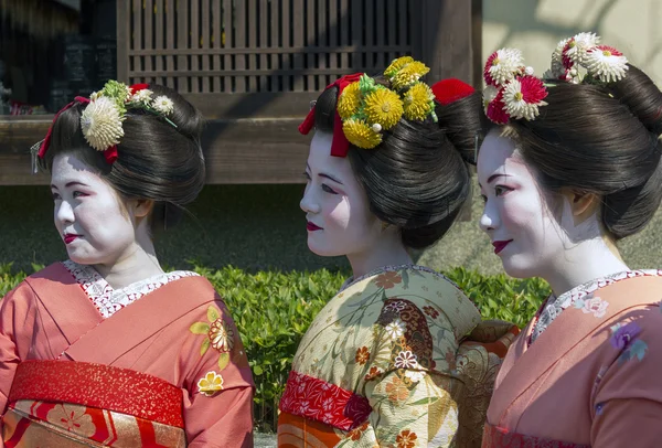 Three geishas