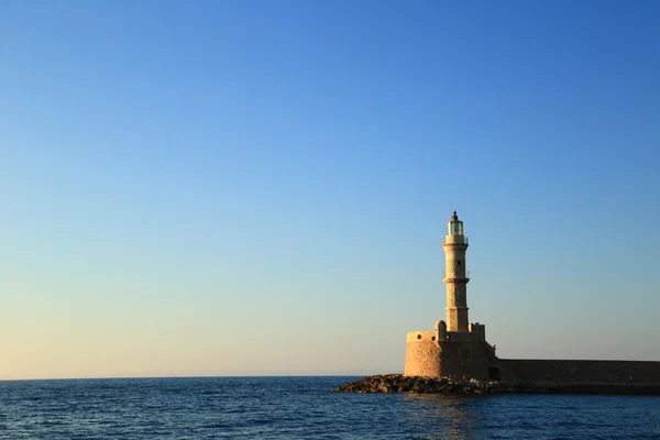 Stone ancient lighthouse, Chania Crete