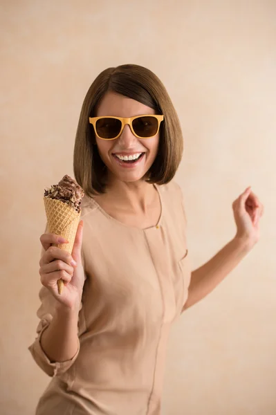 Woman with Ice cream
