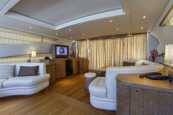 Italy, Alfamarine 78 luxury yacht, dinette