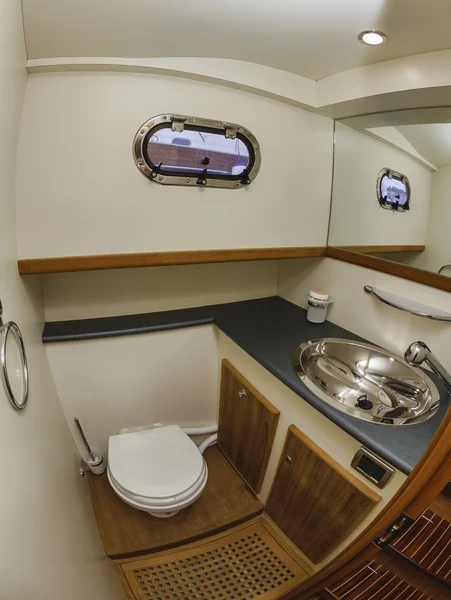 Bathroom at luxury yacht