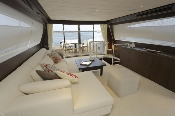 Luxury yacht, dinette