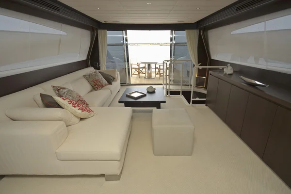 Luxury yacht, dinette