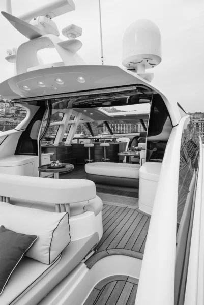 Luxury yacht interior
